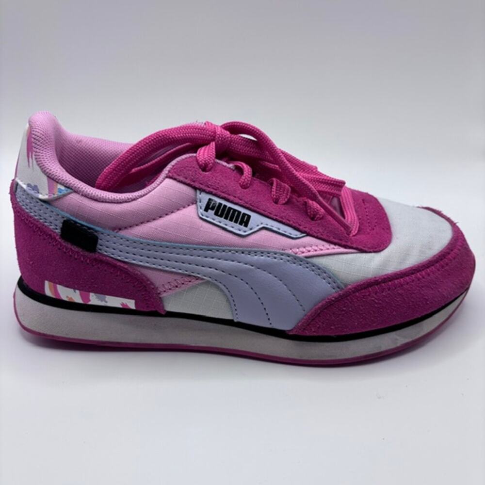 PUMA Future Rider Girls' Nail Glam Sneakers Shoes - Size 3